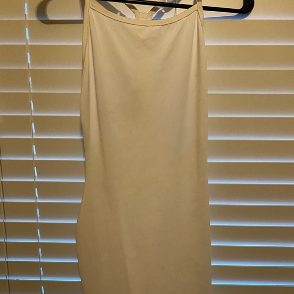 White Knee Length Dress - Picture 1 of 3